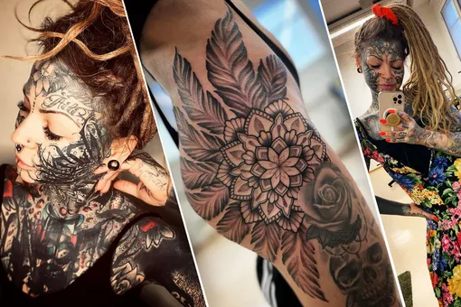 Женщина покрыла татуировками 90% кожи и потратила на это почти два миллиона рублей — просто посмотрите на ее фото