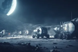На Луне хотят построить левитирующий поезд: он будет перевозить десятки тонн грузов