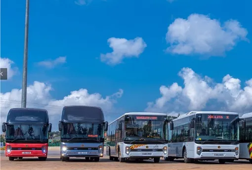 Электробусы Уганды.