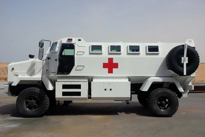 2014 год, медицинская версия KrAZ Shrek One Amb.
