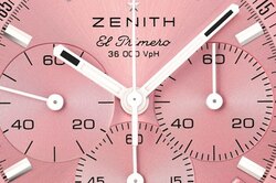 Розовый – хит сезона: швейцарская мануфактура Zenith представила хронограф Chronomaster Original Pink