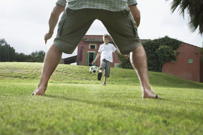 Интересные упражнения для совместной тренировки отца с сыном