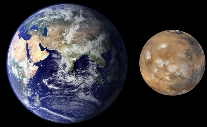 Если бы Земля поменялась местами с Марсом, это бы означало тотальную смену температуры. На Марсе стало бы значительно теплее, растаяли полярные шапки и климат приблизился к современному земному. Земля же, к сожалению, основательно бы промёрзла.