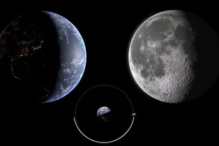 Как выглядит Земля с поверхности Луны: посмотрите в видео